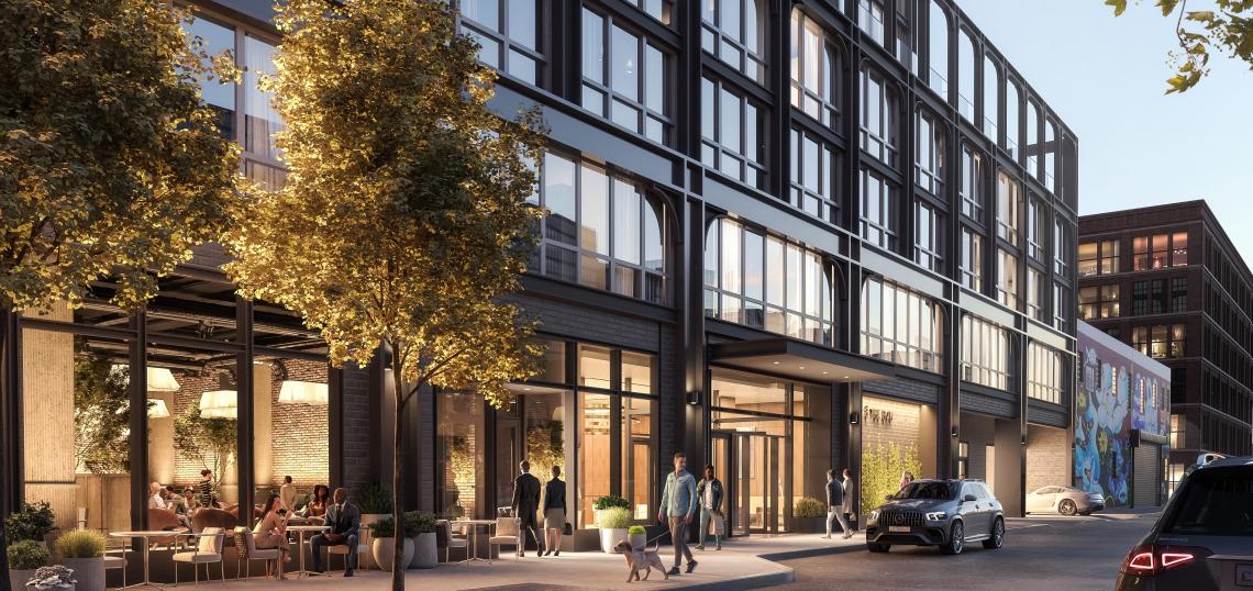 Preleasing starts for The Row Fulton Market Urbanize Chicago